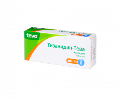 Купить тизанидин-тева, таблетки 2мг, 30шт в Нижнем Новгороде