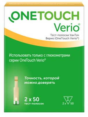 Купить тест-полоски onetouch verio (уан тач), 100 шт в Нижнем Новгороде