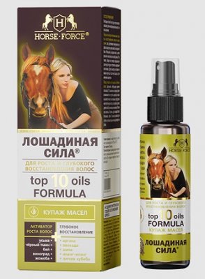 Купить лошадиная сила (horse forse) купаж масел для волос восстановление и рост 100 мл в Нижнем Новгороде
