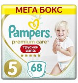Купить pampers premium care (памперс) подгузники-трусы 5 юниор 12-17кг, 68шт в Нижнем Новгороде