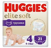 Купить huggies (хаггис) трусики elitesoft 4, 9-14кг 21 шт в Нижнем Новгороде
