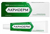 Купить акридерм, мазь для наружного применения 0,05%, туба 15г в Нижнем Новгороде