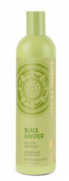 Натура Сиберика Bio гель для душа Обновление и упругость black juniper, 400мл