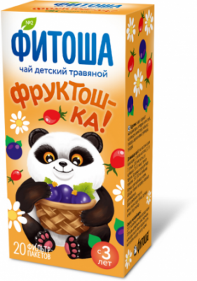 Купить фитоша №2, фруктош-ка чай детский фильтр-пакеты 1,5г, 20 шт в Нижнем Новгороде