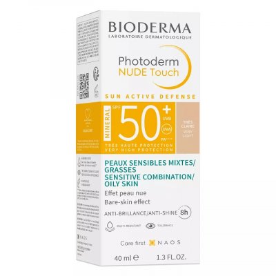 Купить bioderma photoderm (биодерма фотодерм) флюид для лица солнцезащитный, тон очень светлый 40мл spf50+ в Нижнем Новгороде