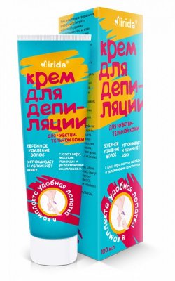 Купить мирида (mirida), крем для депиляции для чувствительной кожи в алоэ вера, маслом лаванды и увлажняющим комплексом, 100мл в Нижнем Новгороде