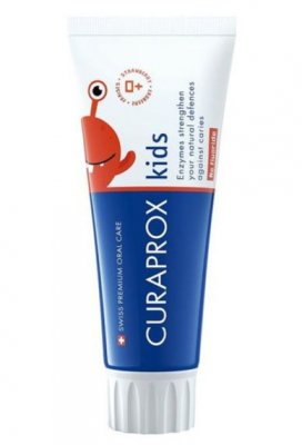 Купить curaprox (курапрокс) зубная паста kids для детей старше 2 лет со вкусом клубники без фтора туба 60мл в Нижнем Новгороде