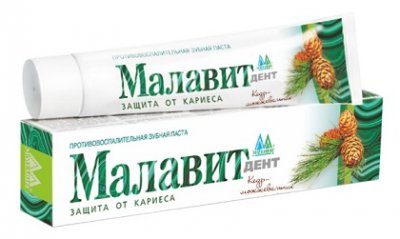 Купить малавит-дент зубная паста кедр и можжевельник, 75мл в Нижнем Новгороде