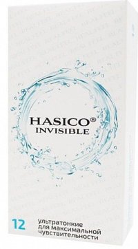 Hasico (Хасико) презервативы Invisible, ультратонкие 12 шт.