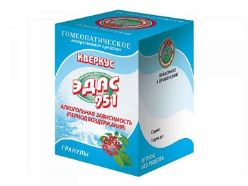 Эдас-951 Кверкус, гранулы гомеопатические, 20г