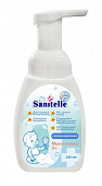 Купить sanitelle (санитель) мыло-пенка детское с экстрактом корня мыльнянки 0+, 250 мл в Нижнем Новгороде