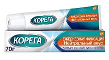 Купить корега крем для фиксации зубных протезов нейтральный вкус, 70г в Нижнем Новгороде