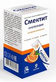 Купить смектит суспензия для приема внутрь со вкусом апельсина, саше-пакетики 10г, 9 шт бад в Нижнем Новгороде