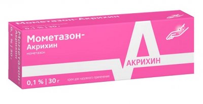 Купить мометазон-акрихин, крем для наружного применения 0,1%, 30г в Нижнем Новгороде