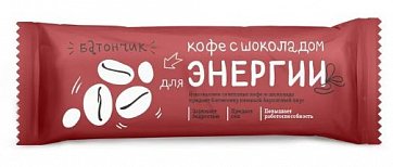 Батончик-мюсли кофе с шоколадом для энергии Мой Лайк, 25г