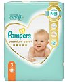 Купить pampers premium care (памперс) подгузники 3 миди 6-10кг, 74шт в Нижнем Новгороде