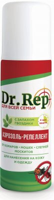 Купить dr.rep (доктор реп) аэрозоль от комаров и мошек, 150мл в Нижнем Новгороде