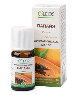 Oleos (Олеос) Масло ароматическое Папайя, 10мл