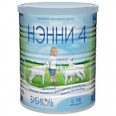 Купить нэнни 4 смесь на основе натурального козьего молока с пребиотиками с 18 месяцев, 400г в Нижнем Новгороде
