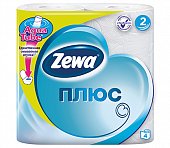 Купить зева (zewa) плюс туалетная бумага 2-х слойная белая, рулон 4шт в Нижнем Новгороде