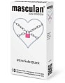 Masculan (Маскулан) Презервативы утолщенные черного цвета Black Ultra Safe 10шт