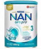 Купить nan optipro 3 (нан) смесь сухая для детей с 12 месяцев, 800г в Нижнем Новгороде