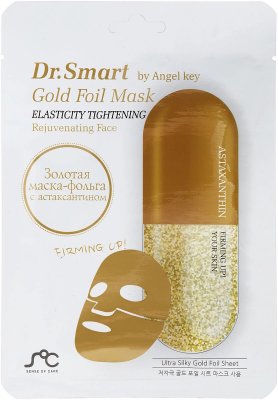 Купить dr. smart (др.смарт) by angel key маска тканевая для лица омолаживающая с астаксантином, 1 шт в Нижнем Новгороде
