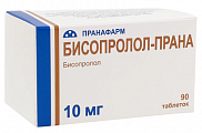 Купить бисопролол-прана, таблетки, покрытые пленочной оболочкой 10мг, 90 шт в Нижнем Новгороде