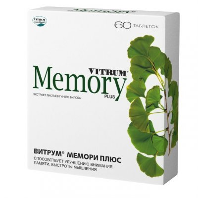 Купить витрум мемори плюс, таблетки, 60 шт бад в Нижнем Новгороде