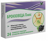 Купить бронхо веда плюс, леденцы со вкусом черной смородины, 24 шт бад в Нижнем Новгороде