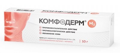 Купить комфодерм м2, крем для наружного применения 0,1%+2%, 10г в Нижнем Новгороде