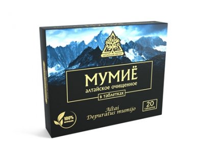 Купить мумие алтайский нектар, таблетки 200мг, 20 шт бад в Нижнем Новгороде