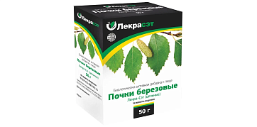 Березовые почки Лекра-Сэт, пачка 50г БАД