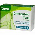 Купить омепразол-тева, капсулы кишечнорастворимые 10мг, 28 шт в Нижнем Новгороде