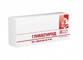 Купить глимепирид, таблетки 4мг, 90 шт в Нижнем Новгороде