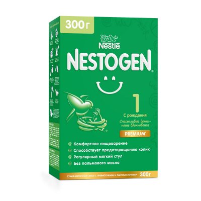Купить nestle nestogen premium 1 (нестожен) сухая молочная смесь с рождения, 300г в Нижнем Новгороде