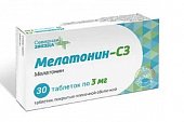 Купить мелатонин-сз, таблетки, покрытые пленочной оболочкой 3мг, 30 шт в Нижнем Новгороде