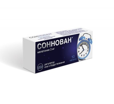 Купить соннован, таблетки, покрытые пленочной оболочкой 3мг, 10 шт в Нижнем Новгороде
