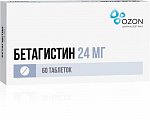 Купить бетагистин, таблетки 24мг, 60 шт в Нижнем Новгороде