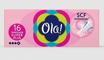 Ola! (Ола) тампоны Супер Плюс, 16 шт