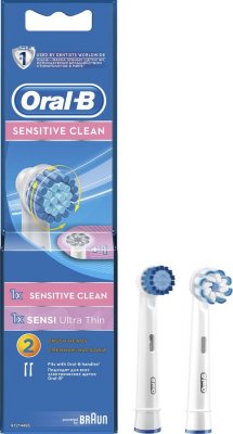 Купить oral-b (орал-би) насадки для электрических зубных щеток, sensitive clean eb60 2 шт в Нижнем Новгороде