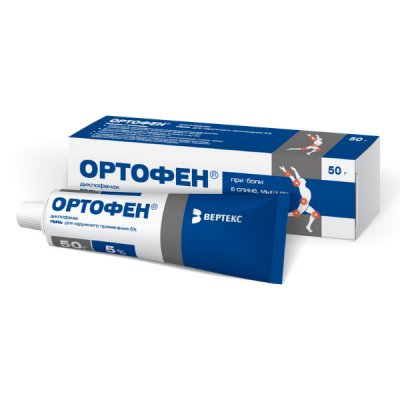 Купить ортофен, гель для наружного применения 5%, 50г в Нижнем Новгороде