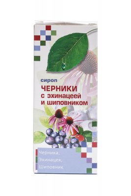 Купить сироп черники, эхинацеи и шиповника, флакон 100мл бад в Нижнем Новгороде