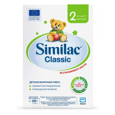 Купить симилак (similac) классик 2, смесь молочная 6-12 месяцев, 600г в Нижнем Новгороде