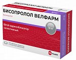 Купить бисопролол велфарм, таблетки покрытые пленочной оболочкой 10 мг, 90 шт в Нижнем Новгороде