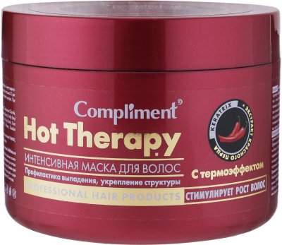 Купить complimen hot therapy (комплимент) маска для волос интенсивная с термоэффектом, 500мл в Нижнем Новгороде