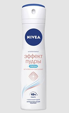 Nivea (Нивея) Део дезодорант спрей эффект пудры Fresh, 150мл