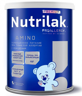 Купить nutrilak (нутрилак) премиум гипоаллергенный на основе аминокислот молочная смесь с рождения, 400г в Нижнем Новгороде
