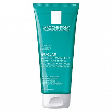 La Roche-Posay Effaclar (Ля Рош Позе) гель для лица очищающий микроотшелушивающий, 200мл