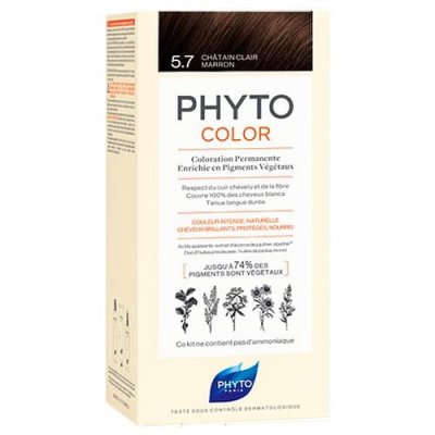 Купить фитосолба фитоколор (phytosolba phyto color) краска для волос оттенок 5,7 светлый каштан в Нижнем Новгороде